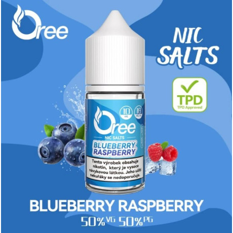 Liquid Oree SALT Blueberry Raspberry - Borůvka a Malina 10ml - 18mg