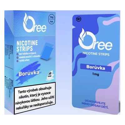 Nikotinový film Oree Borůvka 1mg