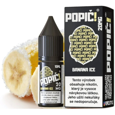 Liquid POPIČ! Salt Banana Ice 10ml-20mg