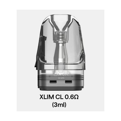 OXVA Xlim CL Pod Top Fill cartridge 0,6ohm 3ml 3Pack