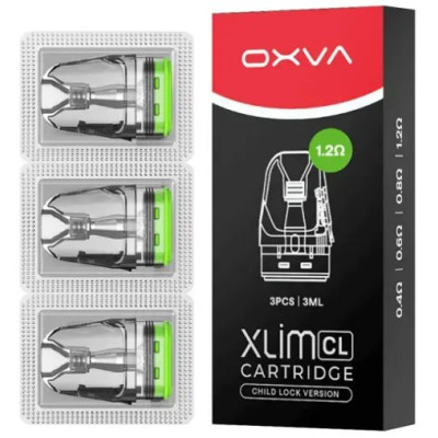 OXVA Xlim CL Pod Top Fill cartridge 1,2ohm 3ml 3Pack