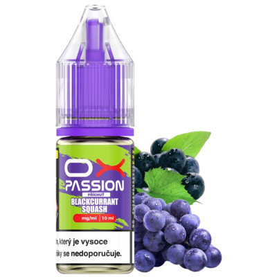 Liquid OXVA OX PASSION Salts Blackcurrant Squash 10ml - 20mg