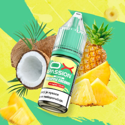 Liquid OXVA OX PASSION Salts Pineapple Coconut 10ml - 20mg