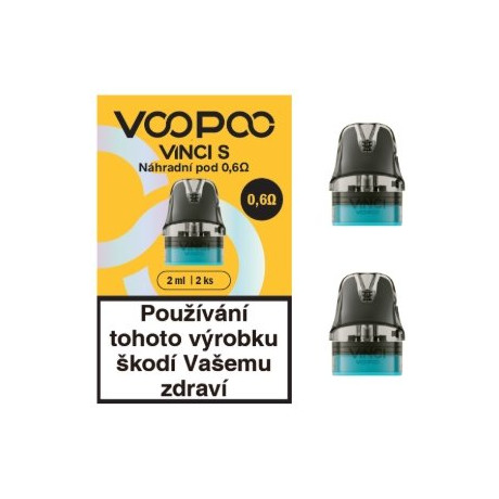 VOOPOO VINCI S cartridge 0,6ohm 2ml 2pack