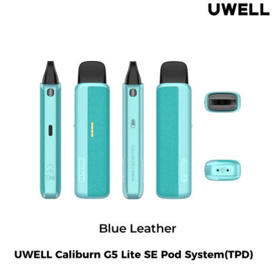 Uwell Caliburn G5 Lite SE Pod elektronická cigareta 1600mAh Blue Leather