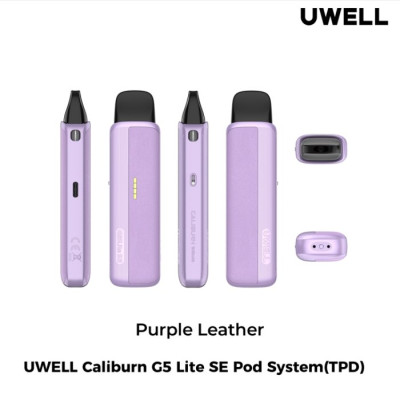 Uwell Caliburn G5 Lite SE Pod elektronická cigareta 1600mAh Purple Leather